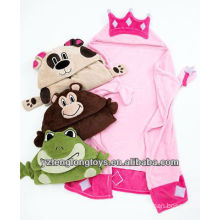 soft various plush blanket with animal head for children